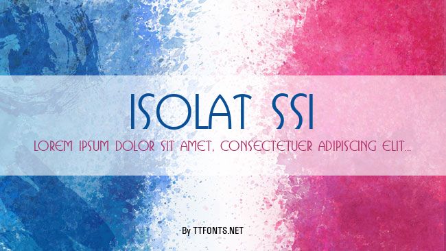 Isolat SSi example